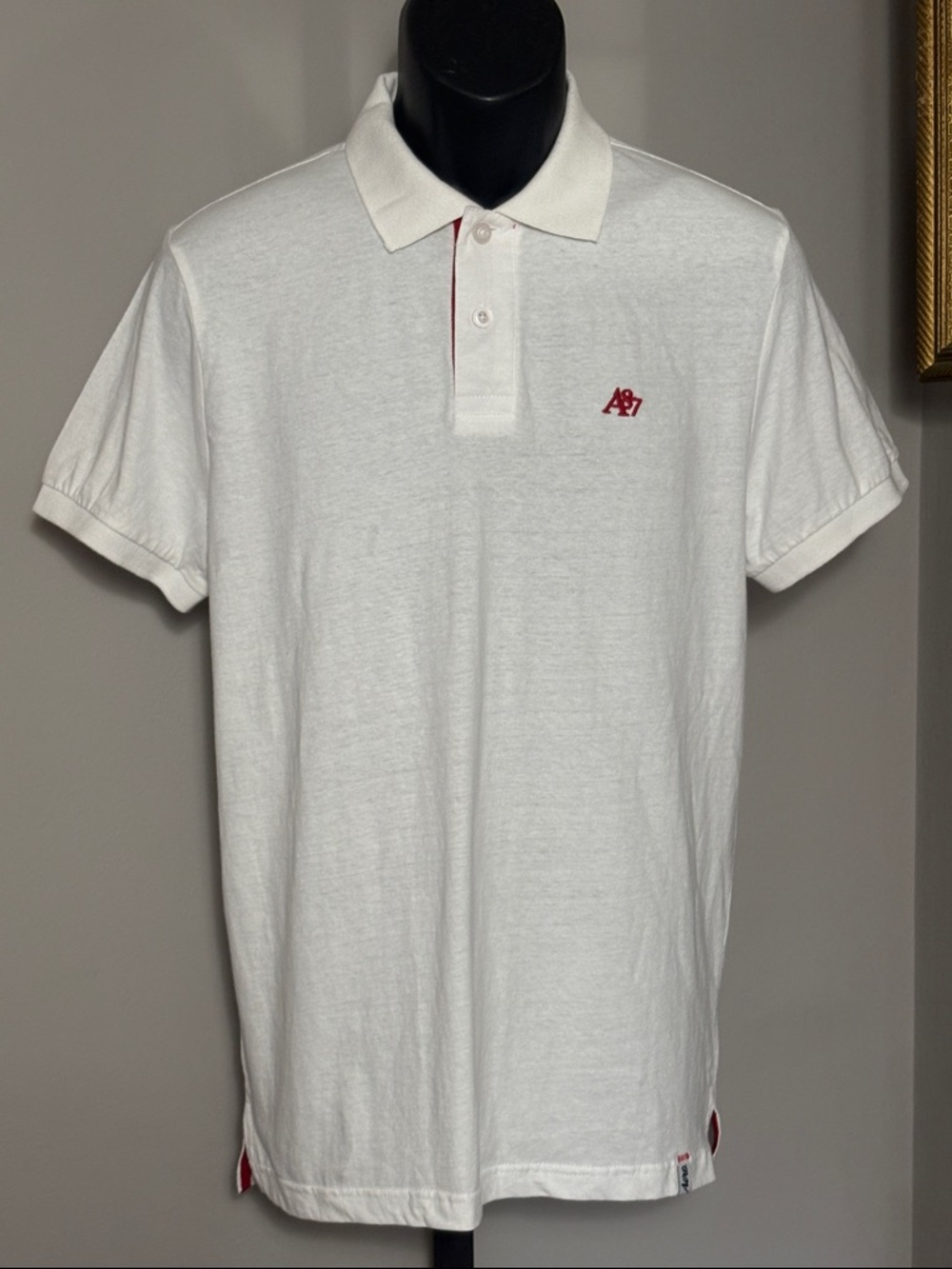 Aeropostale Medium Men’s Classic White Polo Shirt